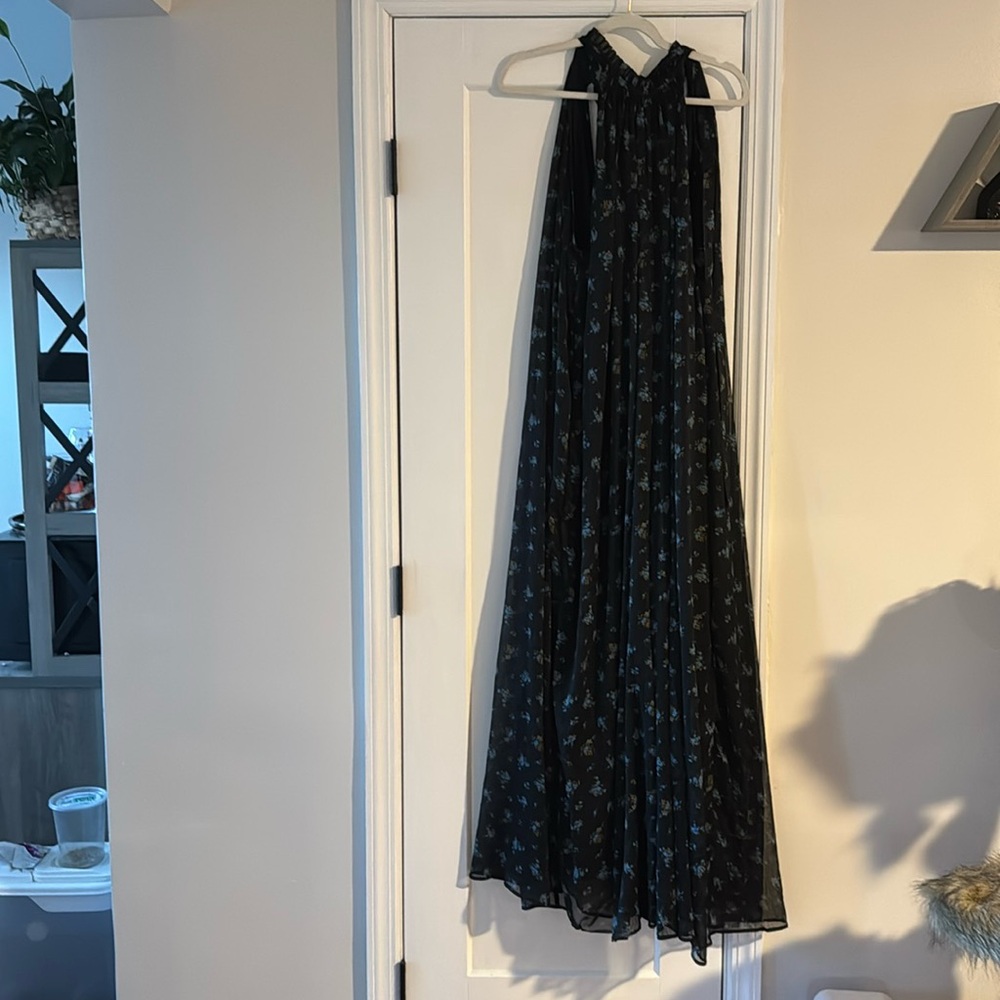 Free people blue jumpsuit size large